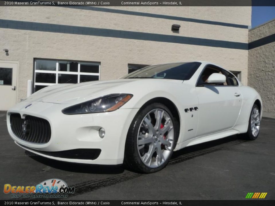 2010 Maserati GranTurismo S Bianco Eldorado (White) / Cuoio Photo #7