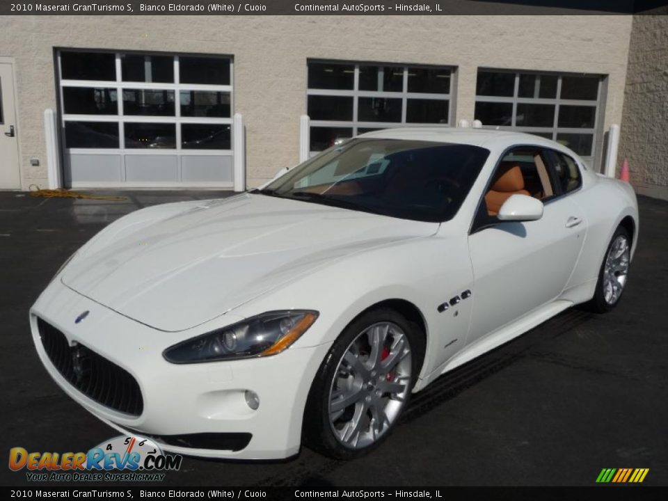 2010 Maserati GranTurismo S Bianco Eldorado (White) / Cuoio Photo #8