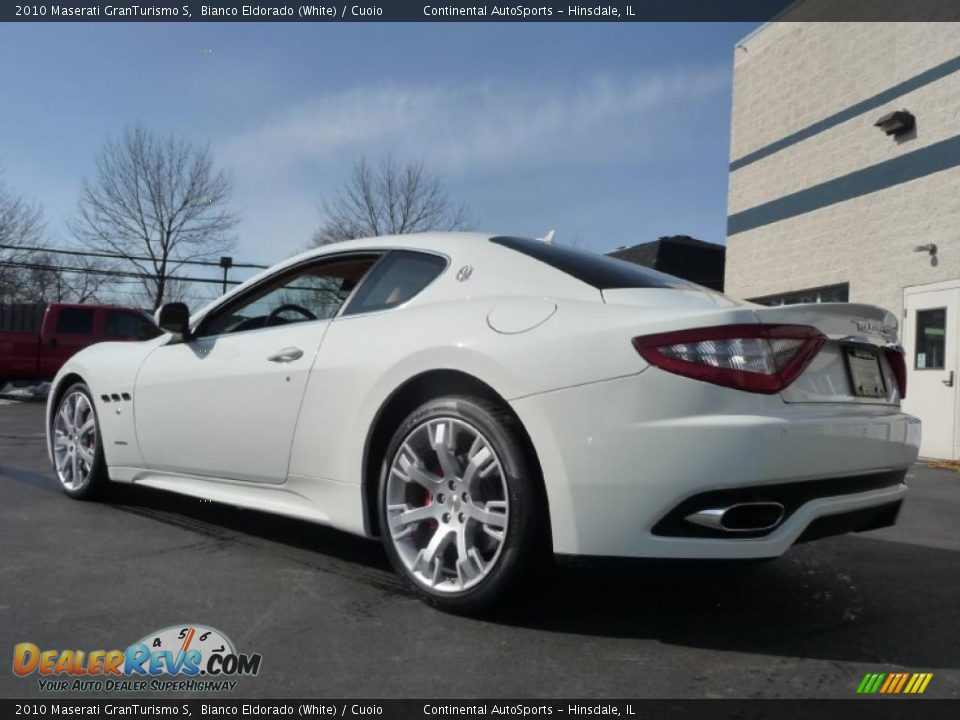 2010 Maserati GranTurismo S Bianco Eldorado (White) / Cuoio Photo #9