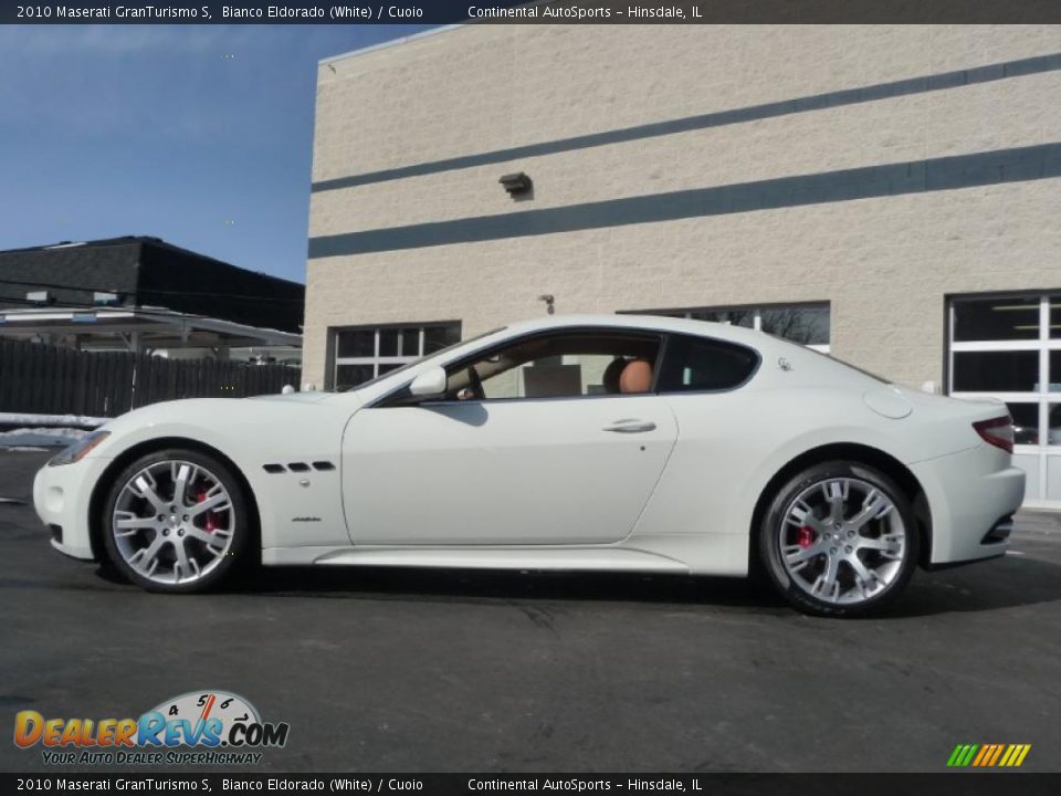 2010 Maserati GranTurismo S Bianco Eldorado (White) / Cuoio Photo #10