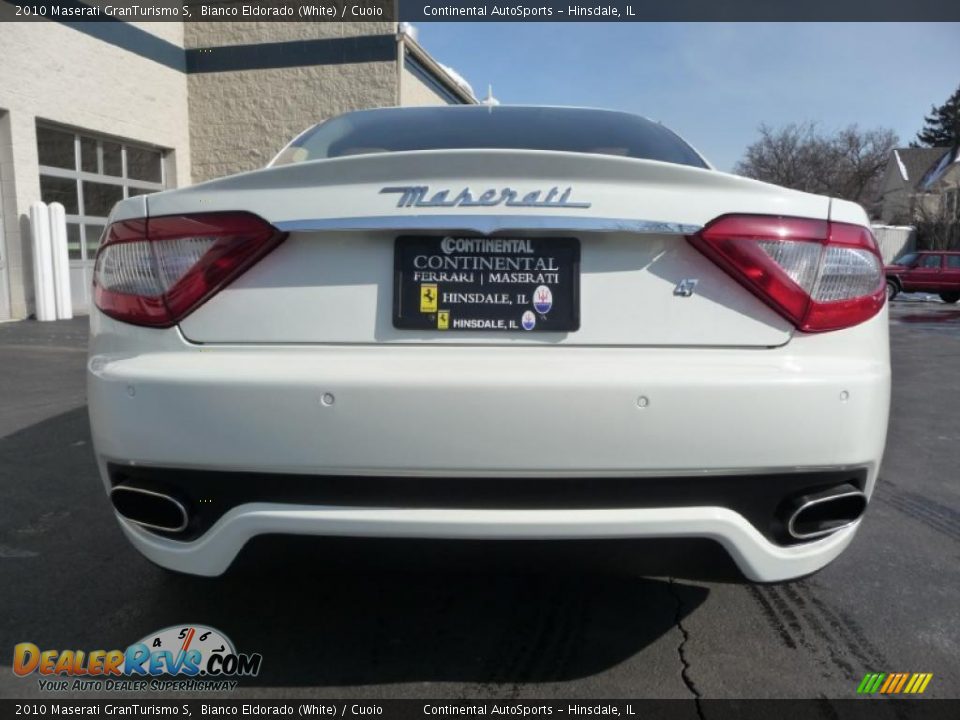 2010 Maserati GranTurismo S Bianco Eldorado (White) / Cuoio Photo #14