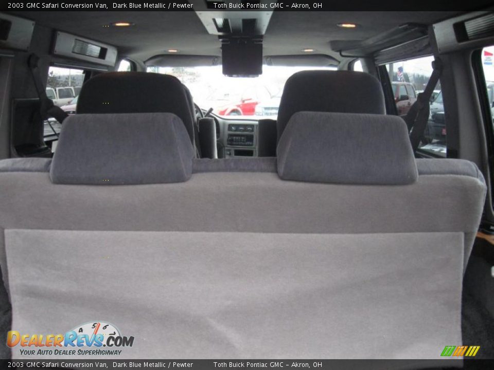 2003 GMC Safari Conversion Van Dark Blue Metallic / Pewter Photo #13