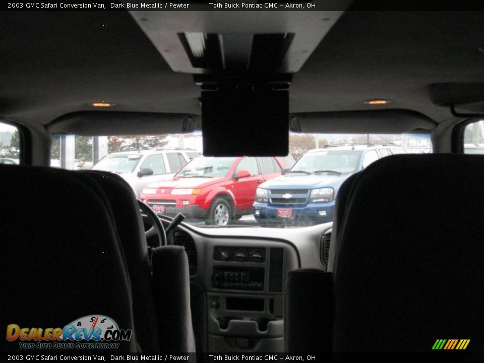 2003 GMC Safari Conversion Van Dark Blue Metallic / Pewter Photo #14