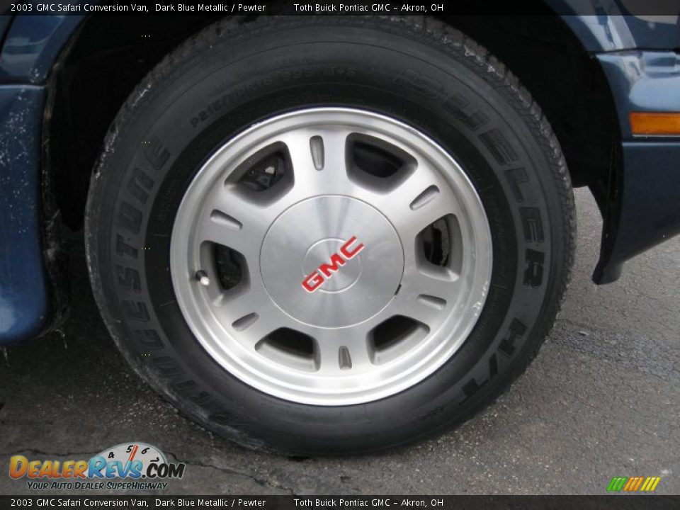 2003 GMC Safari Conversion Van Dark Blue Metallic / Pewter Photo #18