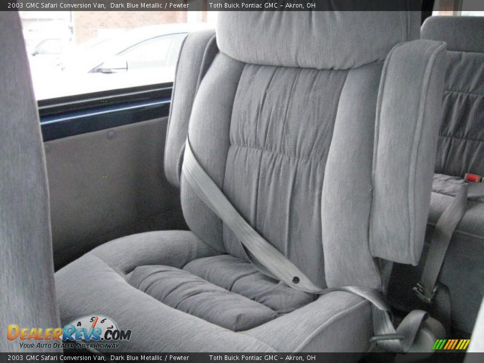 2003 GMC Safari Conversion Van Dark Blue Metallic / Pewter Photo #20