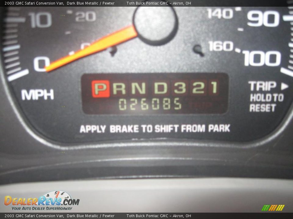 2003 GMC Safari Conversion Van Dark Blue Metallic / Pewter Photo #21