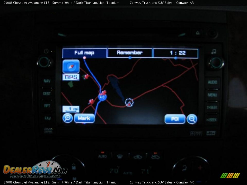 2008 Chevrolet Avalanche LTZ Summit White / Dark Titanium/Light Titanium Photo #10