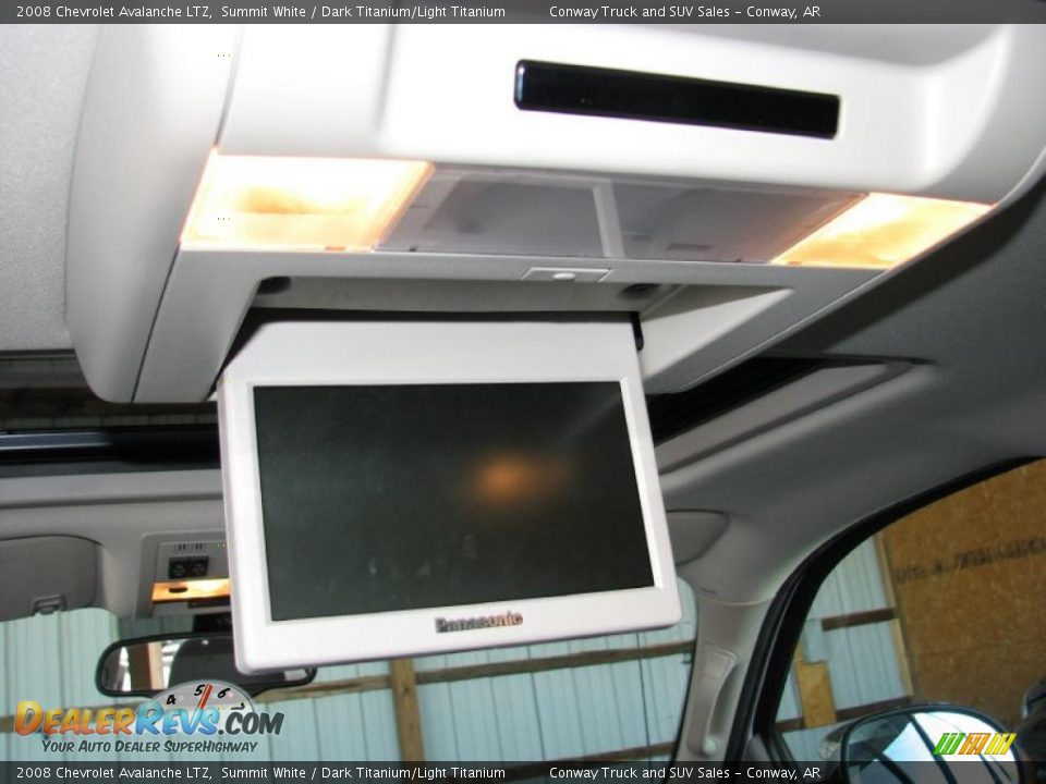 2008 Chevrolet Avalanche LTZ Summit White / Dark Titanium/Light Titanium Photo #21