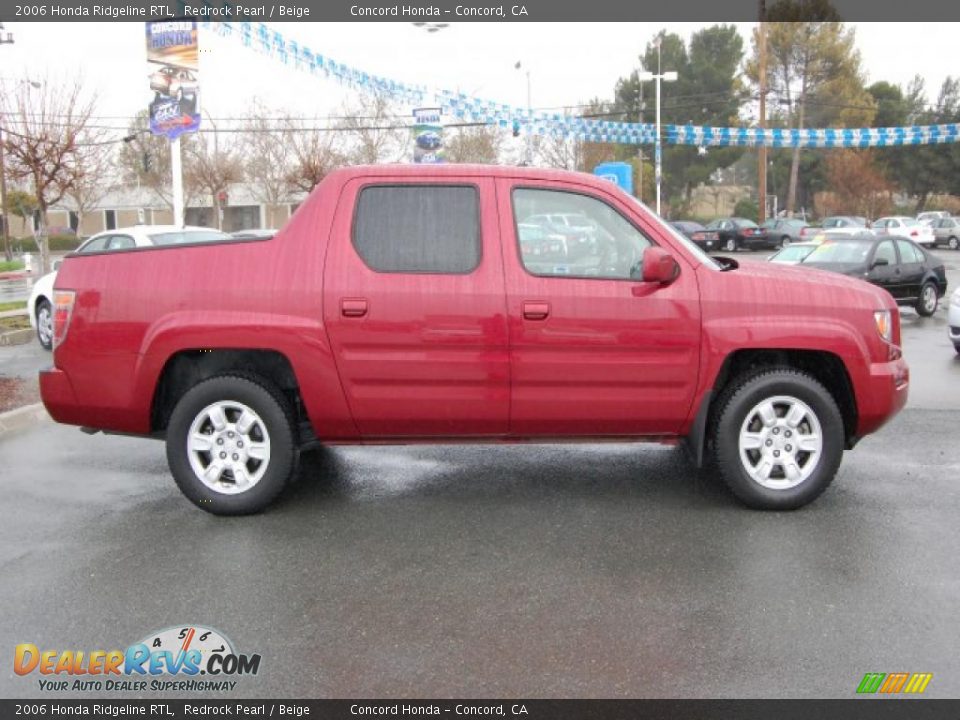 2006 Honda Ridgeline RTL Redrock Pearl / Beige Photo #2