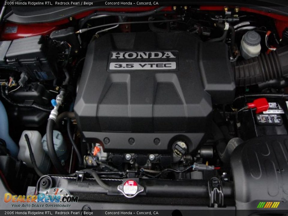 2006 Honda Ridgeline RTL Redrock Pearl / Beige Photo #9