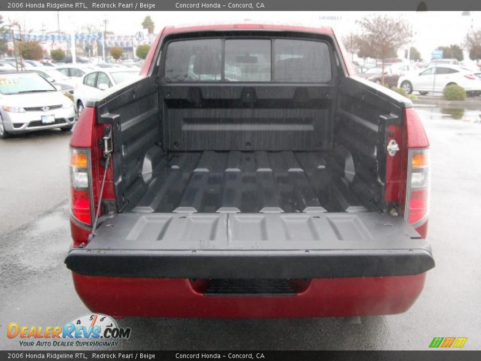 2006 Honda Ridgeline RTL Redrock Pearl / Beige Photo #10