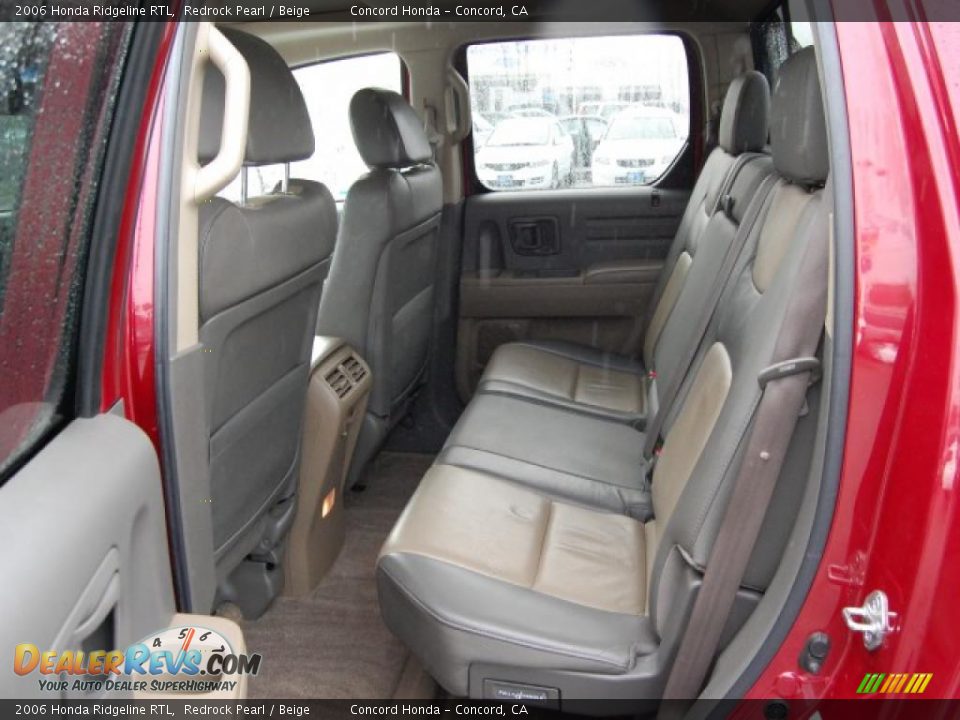 2006 Honda Ridgeline RTL Redrock Pearl / Beige Photo #11