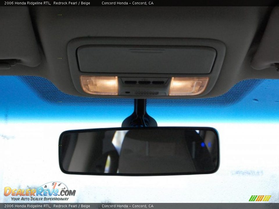 2006 Honda Ridgeline RTL Redrock Pearl / Beige Photo #14