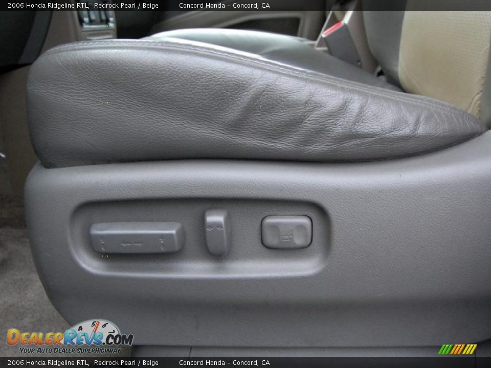 2006 Honda Ridgeline RTL Redrock Pearl / Beige Photo #18