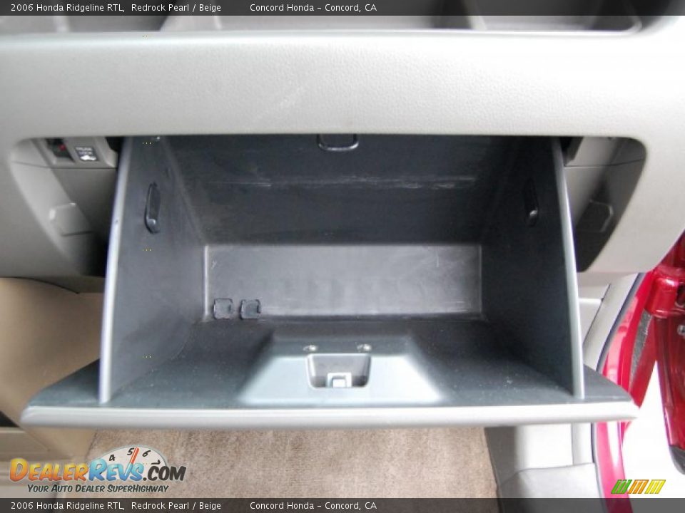 2006 Honda Ridgeline RTL Redrock Pearl / Beige Photo #26