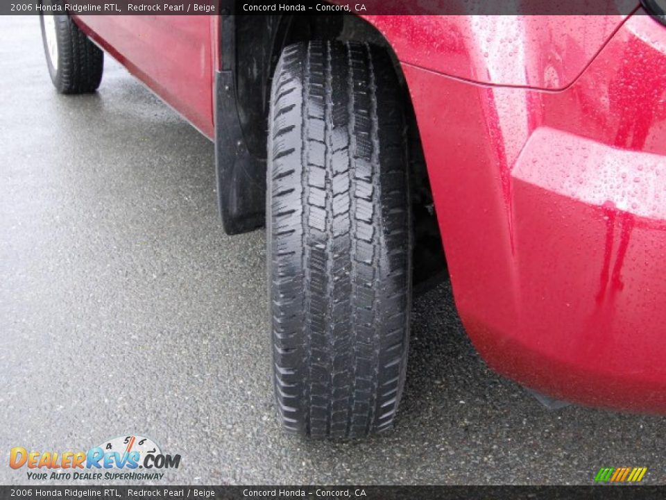 2006 Honda Ridgeline RTL Redrock Pearl / Beige Photo #29