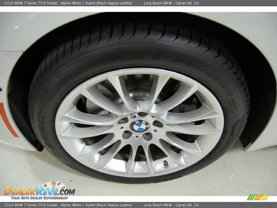2010 BMW 7 Series 750i Sedan Alpine White / Oyster/Black Nappa Leather Photo #13