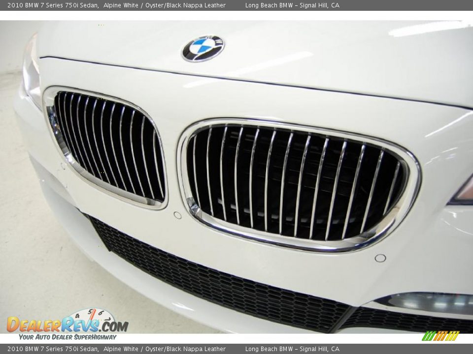 2010 BMW 7 Series 750i Sedan Alpine White / Oyster/Black Nappa Leather Photo #15