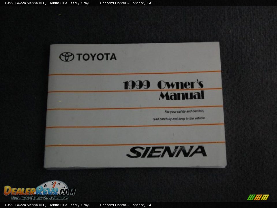 1999 Toyota Sienna XLE Denim Blue Pearl / Gray Photo #24