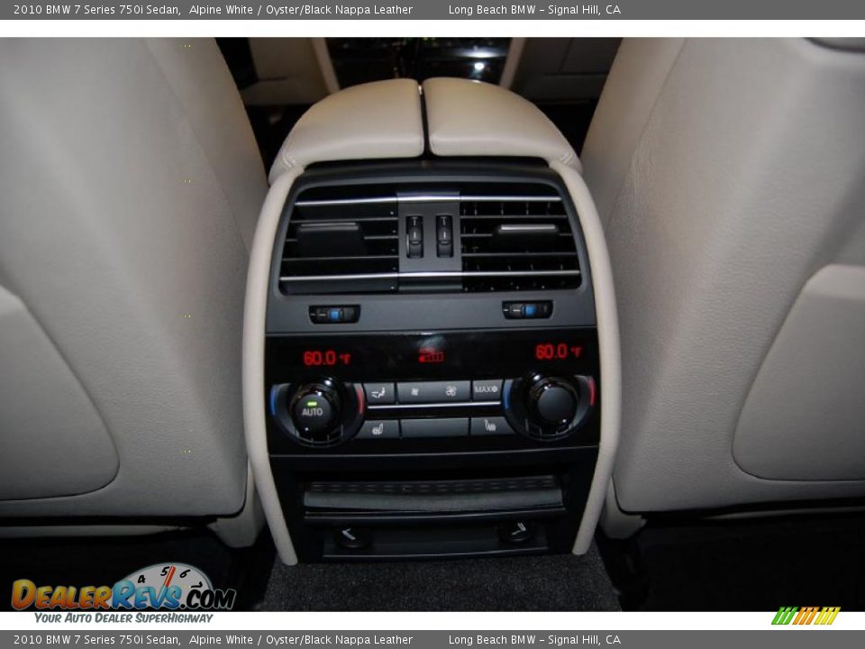 2010 BMW 7 Series 750i Sedan Alpine White / Oyster/Black Nappa Leather Photo #29