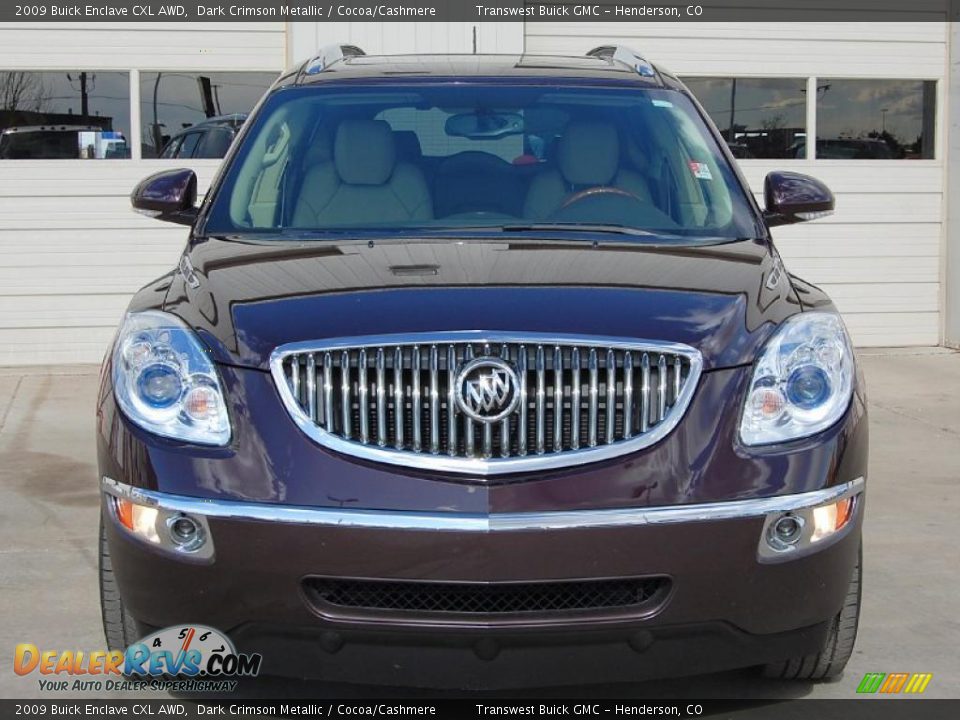 2009 Buick Enclave CXL AWD Dark Crimson Metallic / Cocoa/Cashmere Photo #2