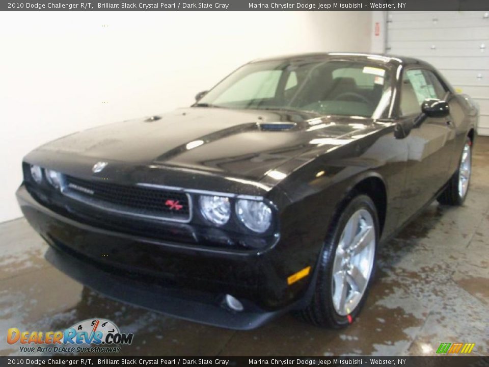 2010 Dodge Challenger R/T Brilliant Black Crystal Pearl / Dark Slate Gray Photo #1