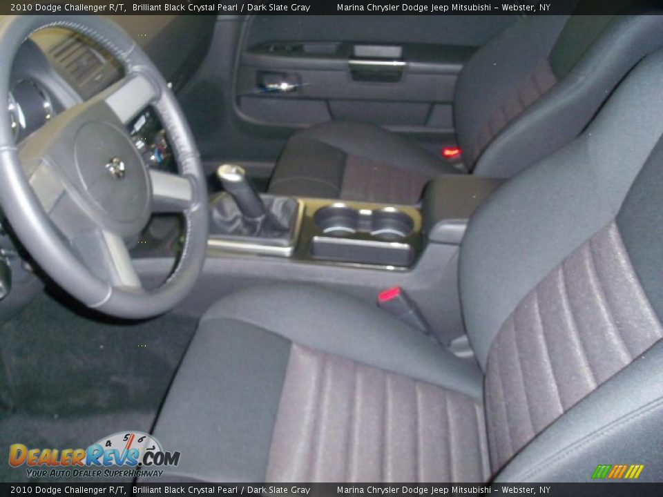 2010 Dodge Challenger R/T Brilliant Black Crystal Pearl / Dark Slate Gray Photo #2