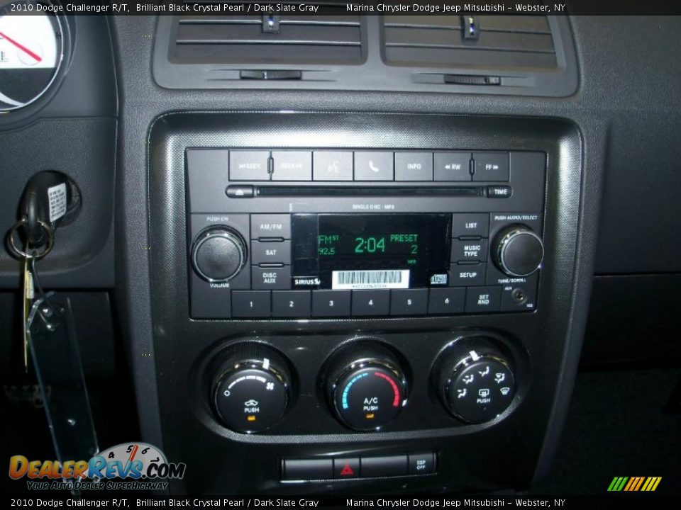 2010 Dodge Challenger R/T Brilliant Black Crystal Pearl / Dark Slate Gray Photo #4
