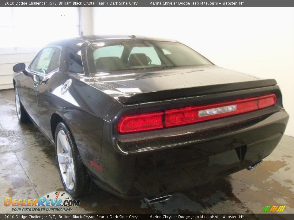 2010 Dodge Challenger R/T Brilliant Black Crystal Pearl / Dark Slate Gray Photo #7