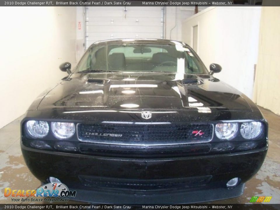 2010 Dodge Challenger R/T Brilliant Black Crystal Pearl / Dark Slate Gray Photo #11