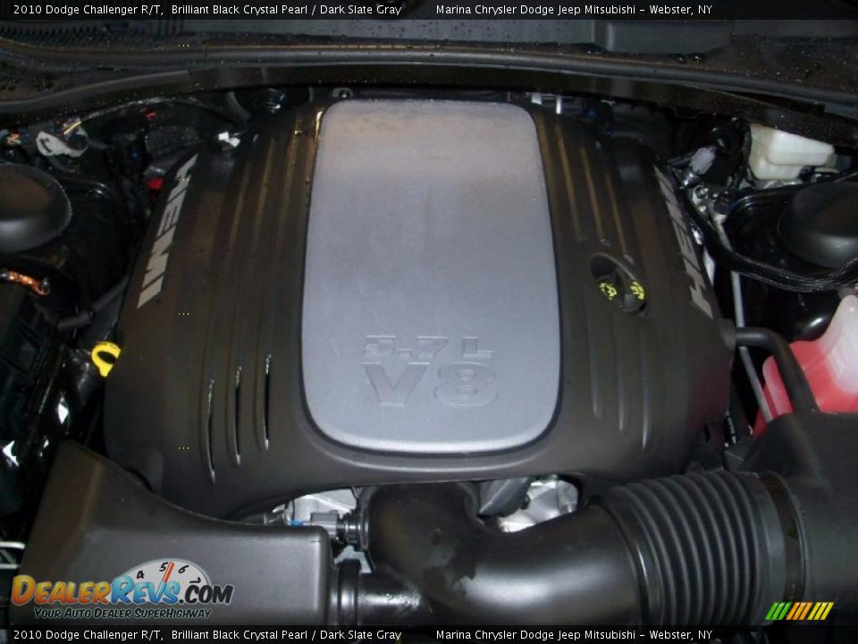 2010 Dodge Challenger R/T Brilliant Black Crystal Pearl / Dark Slate Gray Photo #14