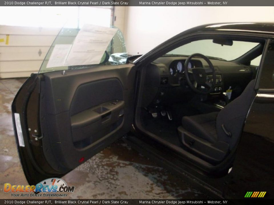 2010 Dodge Challenger R/T Brilliant Black Crystal Pearl / Dark Slate Gray Photo #15