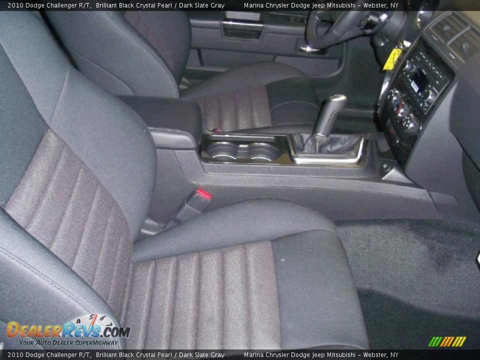 2010 Dodge Challenger R/T Brilliant Black Crystal Pearl / Dark Slate Gray Photo #20
