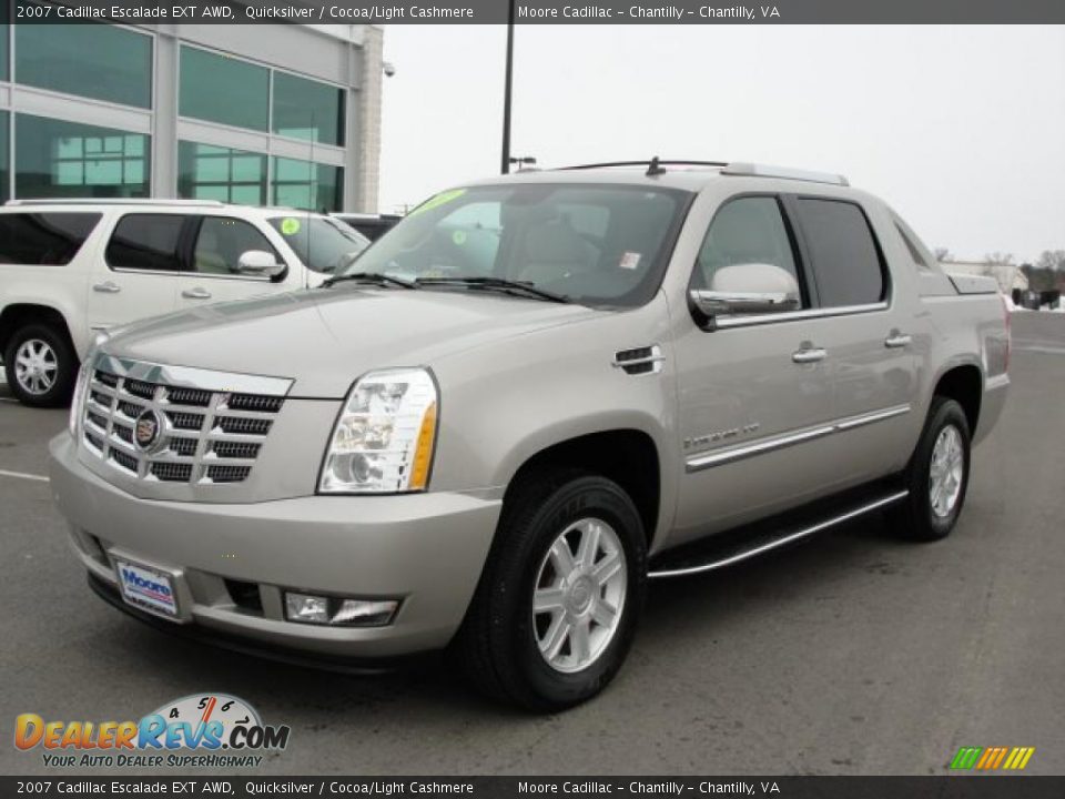 2007 Cadillac Escalade EXT AWD Quicksilver / Cocoa/Light Cashmere Photo #1
