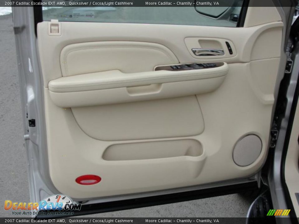 2007 Cadillac Escalade EXT AWD Quicksilver / Cocoa/Light Cashmere Photo #9