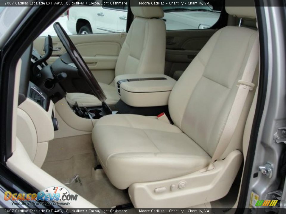 2007 Cadillac Escalade EXT AWD Quicksilver / Cocoa/Light Cashmere Photo #13