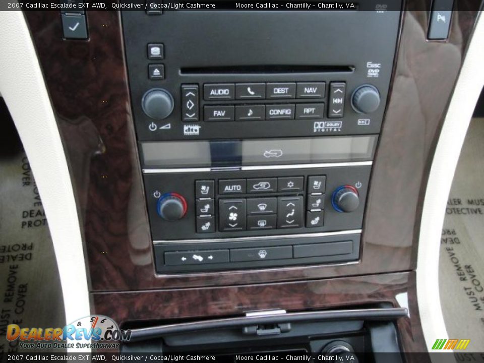 2007 Cadillac Escalade EXT AWD Quicksilver / Cocoa/Light Cashmere Photo #19
