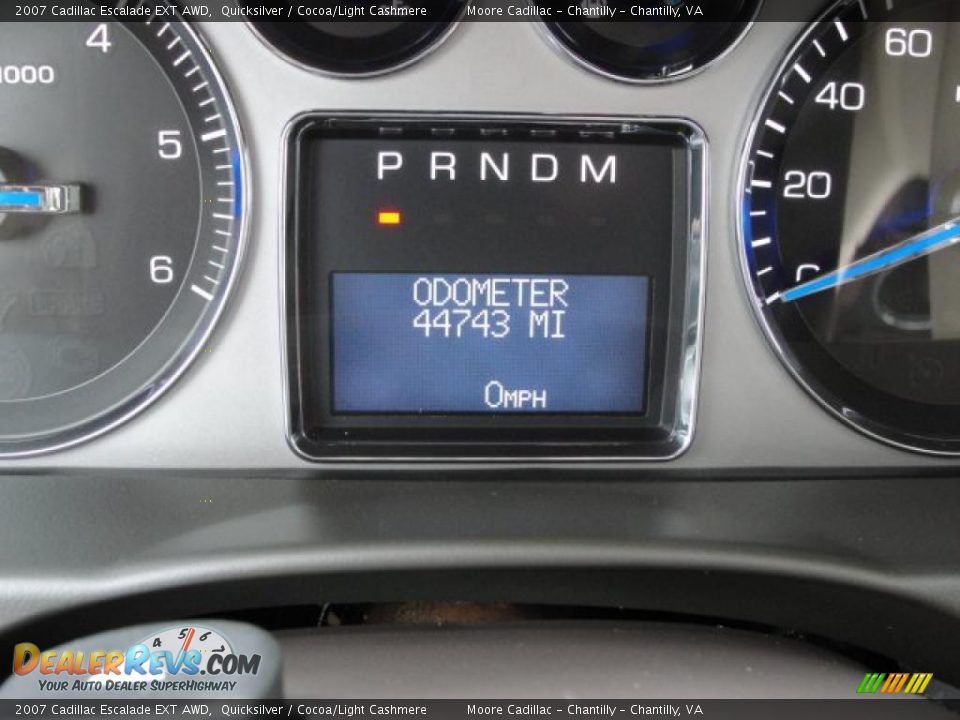 2007 Cadillac Escalade EXT AWD Quicksilver / Cocoa/Light Cashmere Photo #22