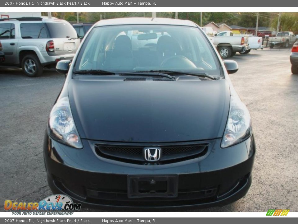 2007 Honda Fit Nighthawk Black Pearl / Black Photo #2