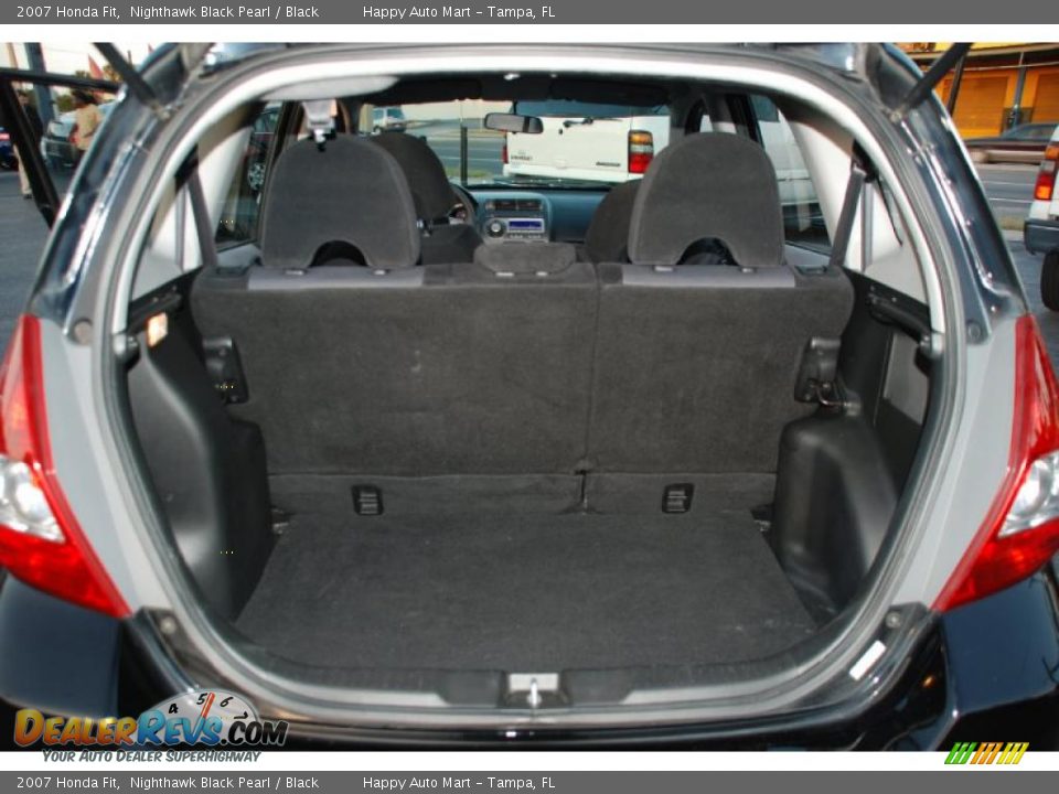2007 Honda Fit Nighthawk Black Pearl / Black Photo #24