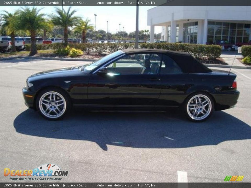 2005 BMW 3 Series 330i Convertible Jet Black / Sand Photo #1