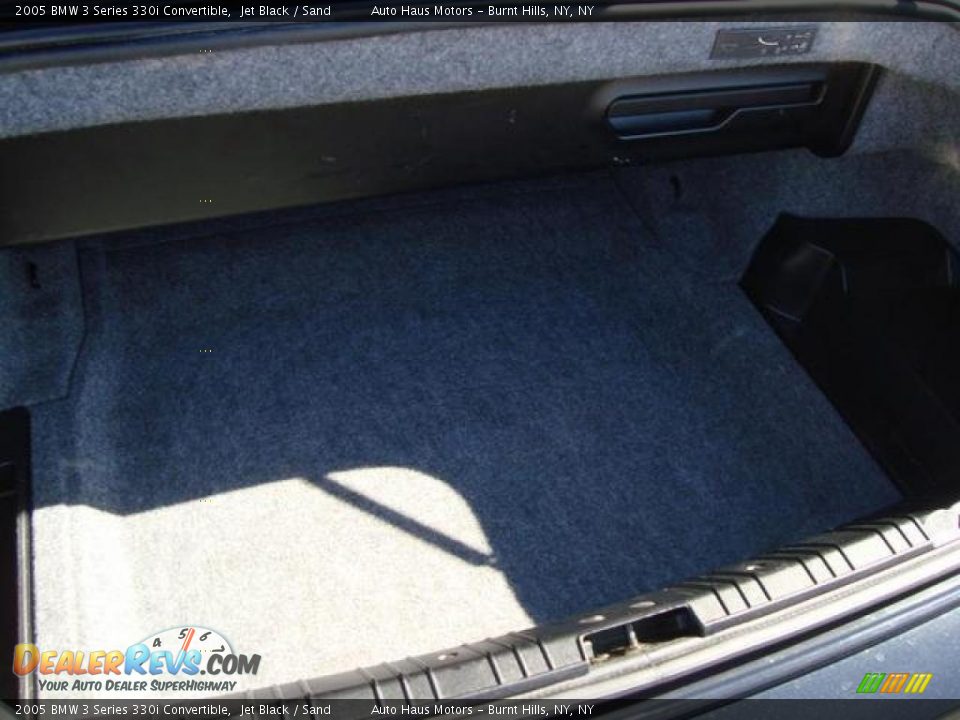 2005 BMW 3 Series 330i Convertible Jet Black / Sand Photo #7