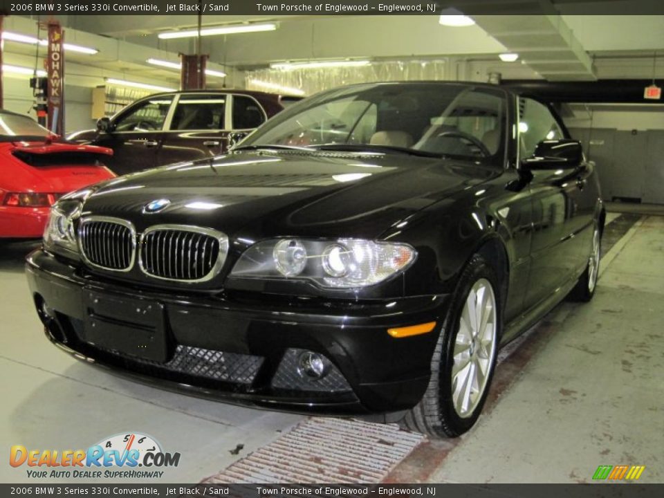 2006 BMW 3 Series 330i Convertible Jet Black / Sand Photo #1
