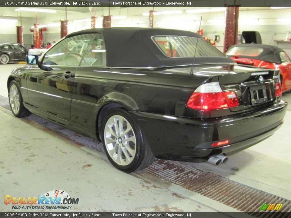 2006 BMW 3 Series 330i Convertible Jet Black / Sand Photo #3
