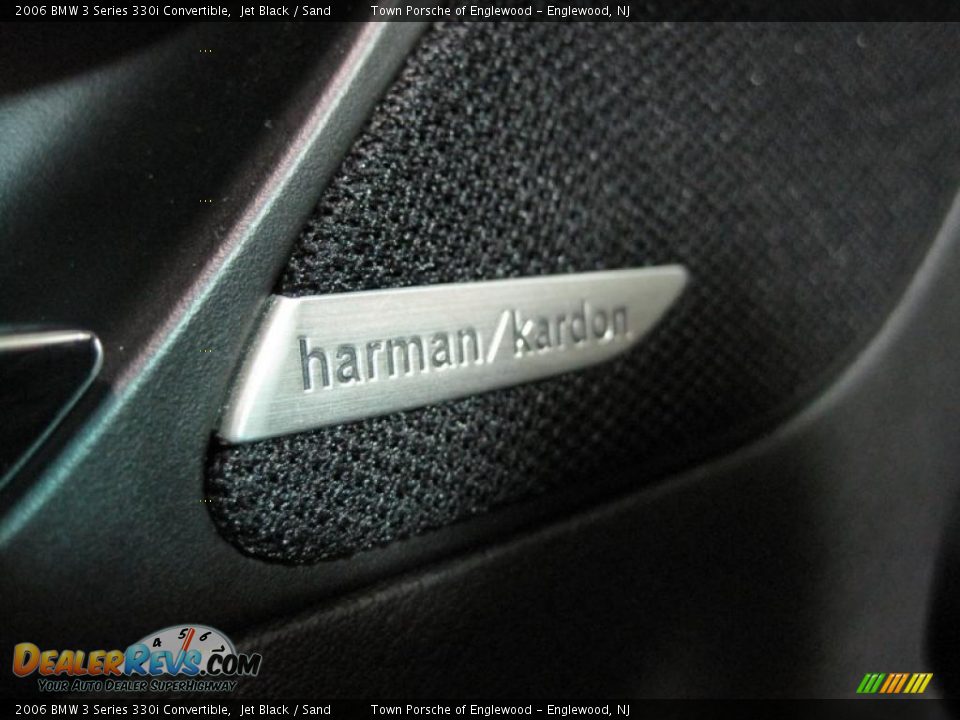 2006 BMW 3 Series 330i Convertible Jet Black / Sand Photo #11