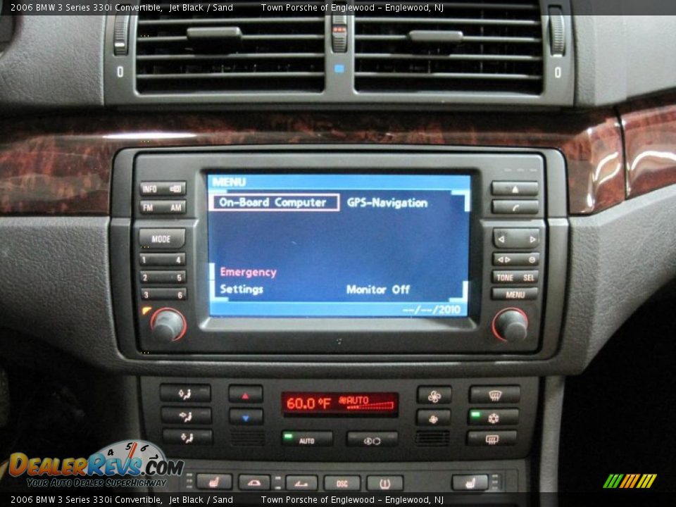 2006 BMW 3 Series 330i Convertible Jet Black / Sand Photo #14