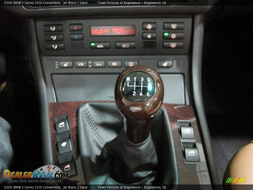 2006 BMW 3 Series 330i Convertible Jet Black / Sand Photo #15