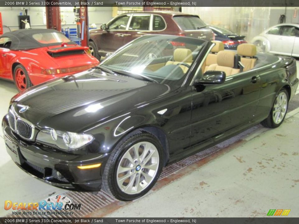 2006 BMW 3 Series 330i Convertible Jet Black / Sand Photo #22