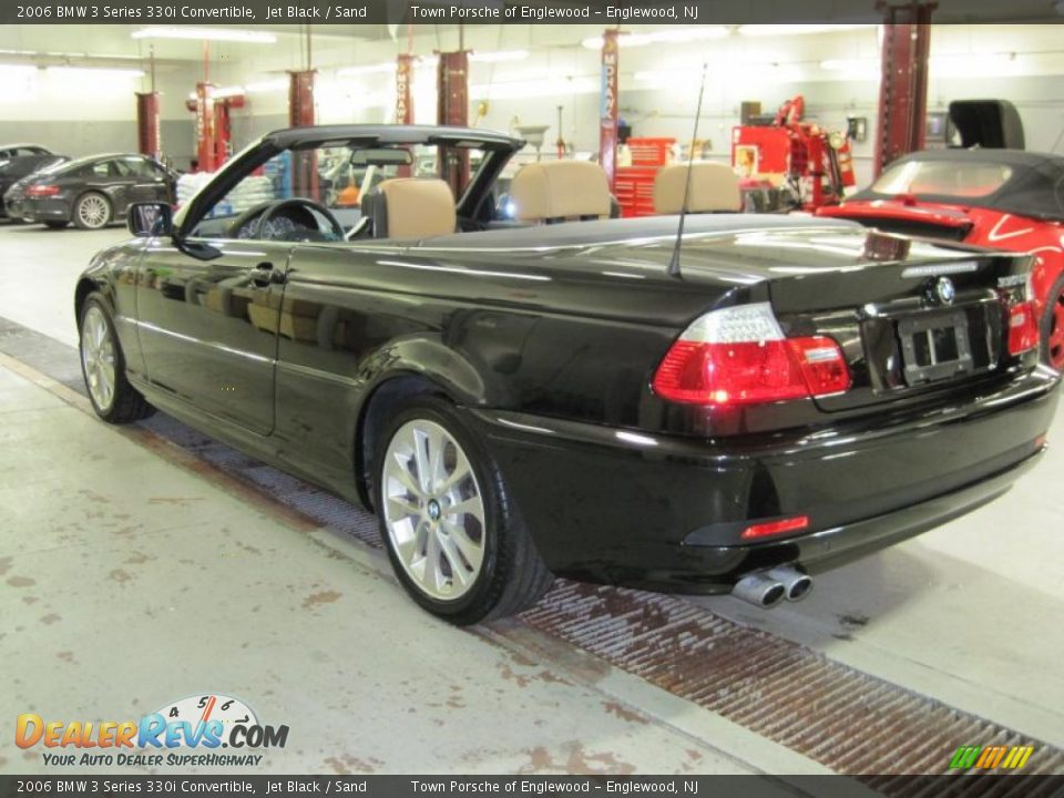 2006 BMW 3 Series 330i Convertible Jet Black / Sand Photo #23
