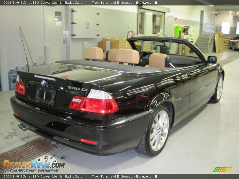 2006 BMW 3 Series 330i Convertible Jet Black / Sand Photo #24